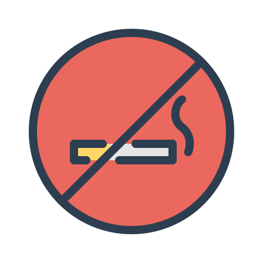 Cigarette, forbibben, quit smoking, resolutions, stop smoking icon